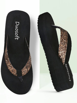 DUOSOFT Women Doctor Slipper|Super Soft|Orthopedic|Lightweight|Diabetic|Antiskid Slippers(Gold , 5)