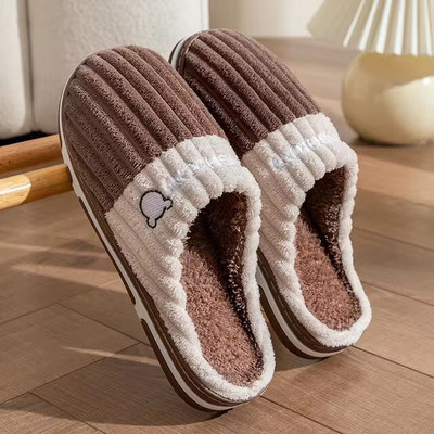 Swagify Women Slippers(Brown , 4)