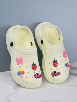 Zapatoz Women Clogs(Yellow , 7)