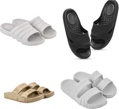 house of common Women Slides(Multicolor , 7)