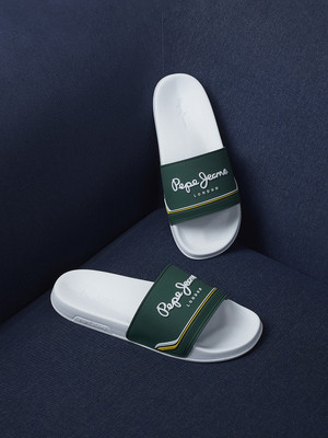 Pepe Jeans Men Slides(Green , 10)