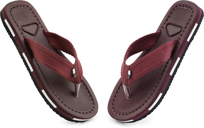 Oxygen Men Slippers(Maroon , 9)