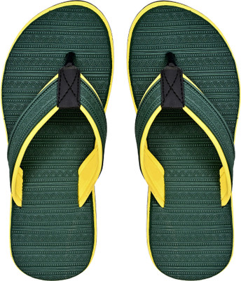 Altek Men Flip Flops(Green , 9)