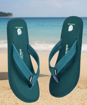 Lehar Women Soft and Comfortable Orthopedic Pain Relief Flip Flops(Olive , 4)