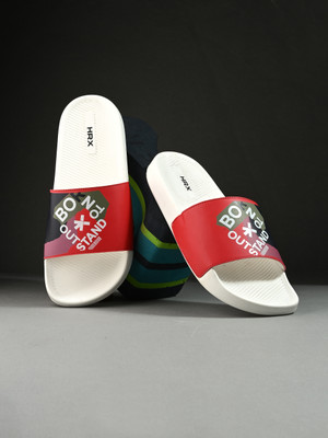 HRX by Hrithik Roshan Men Slides(White , 7)