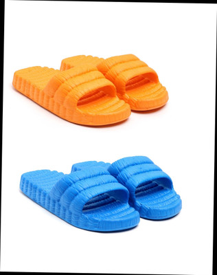HOC Women Slides(Navy, Yellow , 8)