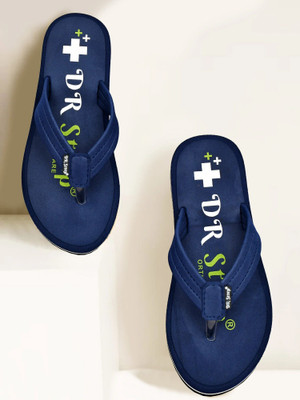 DR STTEP Men Slippers(Blue , 6)