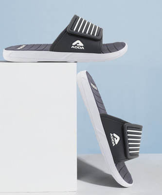 Adda Men Slides(Navy, White , 8)