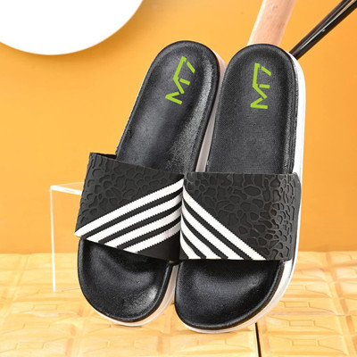 M7 By Metronaut Men Slides(Black , 8)