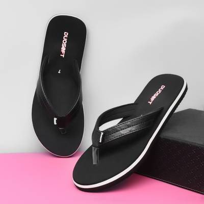 DOCTOR WALK F 014 Black EXTRA SOFT Doctor Ortho Slippers FlipFlop