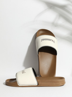 HUMMEL Men Slides(Brown , 8)