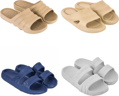 house of common Men Slides(Multicolor , 6)