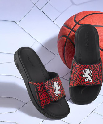 RED TAPE Men Slides(Red , 6)
