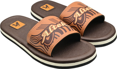 Altek Men Slides(Brown , 8)