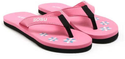 Footup Women Footup Women Flip Flop|Soft Comfortable|Breathable|Fashionable|Lightweight Slippers(Pink , 8)