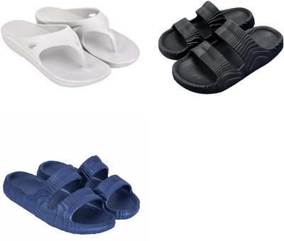 house of common Men Slides(Multicolor , 7)