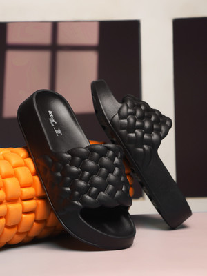 action Women Slides(Black , 6)