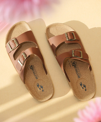 aerowalk Men Slippers(Tan , 6)