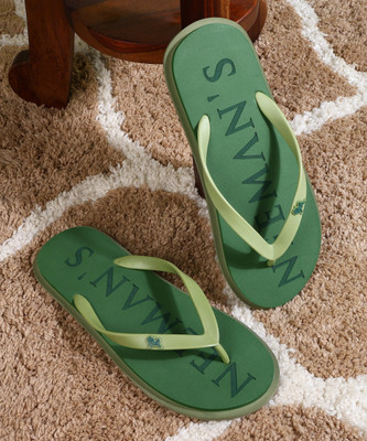 Neemans Men Flip Flops(Green , 11)