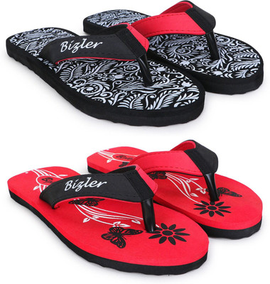 BIZLER Women Soft Ortho Slippers | Lightweight, Non-Slip & Stylish Daily Wear Slippers(Multicolor , 8)