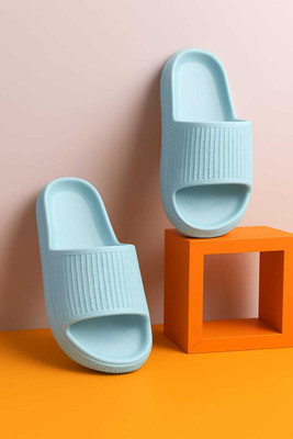 fitwalk2.0 Men Flip Flops(Blue , 10)