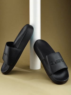 CAMPUS Men Slides(Black , 9)