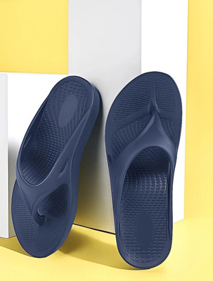 ERANC Men Slippers(Blue , 7)