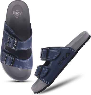 Adda Men Slides(Grey, Black , 10)