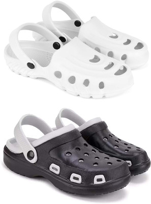 ABN Men Casual(Black, White , 10)