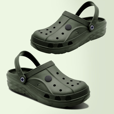 Aircum Men Clogs(Olive , 9)