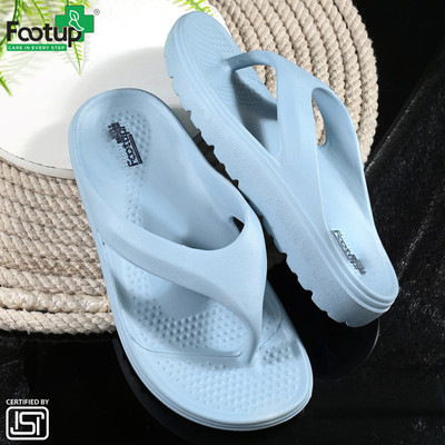 Footup Women Super Soft|Orthopedic|Comfortable|Lightweight|Diabetic Slippers(Blue , 8)
