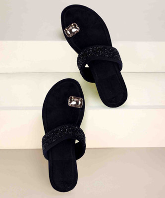 Ancestor collection Women Slides(Black , 8)