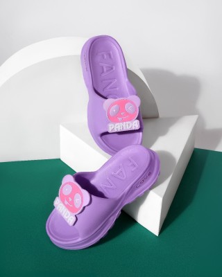 STR Women Slides(Purple , 6)