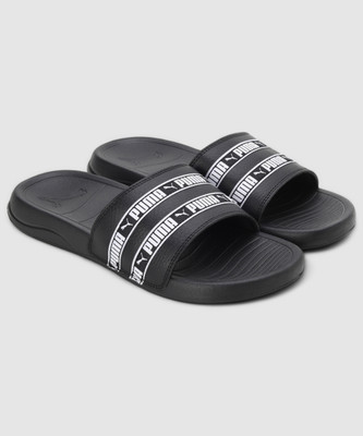 PUMA Men Popcat 20 Logobsession TP Slides(Black , 8)