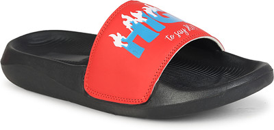 Shoe Mate Men Flip Flops(Red , 10)