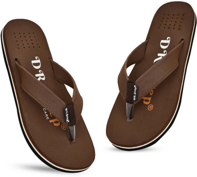 DR STTEP Men Slippers(Brown , 7)
