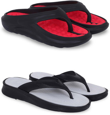 Pampy Angel Men Slippers(Red, Green , 8)