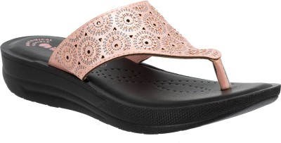 Inblu Women Flip Flops(Pink 5)