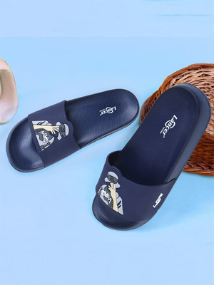 LANCER Men Slides(Blue , 9)