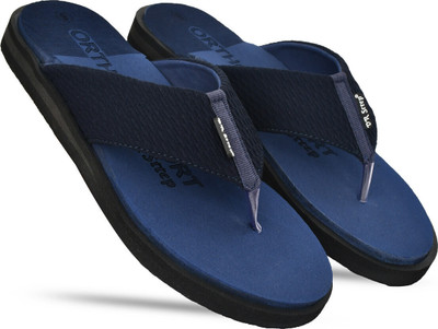 DR STTEP Men Soft Ortho Slippers for Men | Comfy Anti-Skid Flip Flops for Daily Use Flip Flops(Blue , 11)