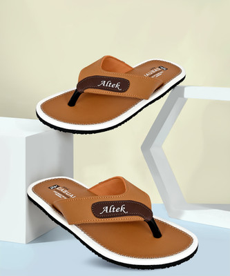 Altek Men Slippers(Tan , 7)