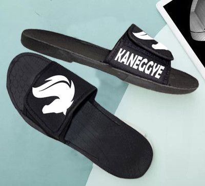 KANEGGYE Men Slides(White , 8)