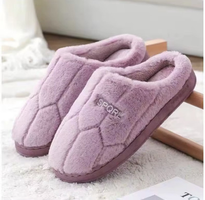 TAFSHA Women Flip Flops(Purple , 8)