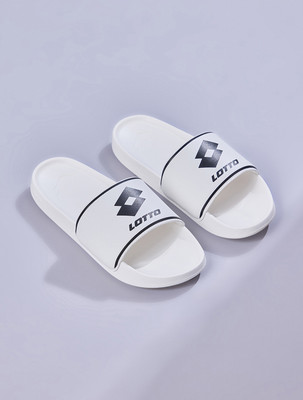 LOTTO Men Midway Slides(White , 6)
