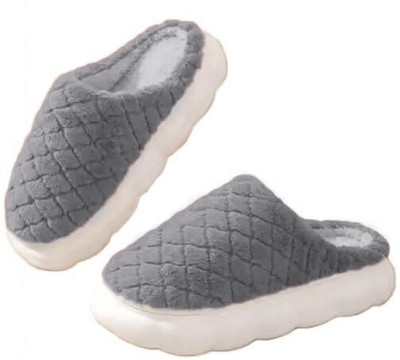 DRUNKEN Men Slides(Grey , 9)