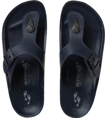aerowalk Men Slippers(Blue , 8)