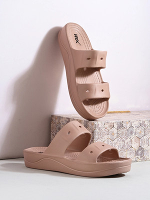 HRX by Hrithik Roshan Women Ultra-Lightweight & Flexible EVA Slip-On for All-Day Comfort Slides(Pink , 8)