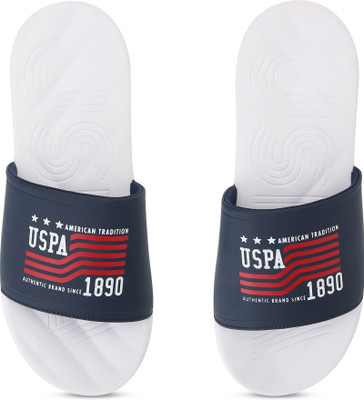 U.S. POLO ASSN. Men Slides(White , 8)