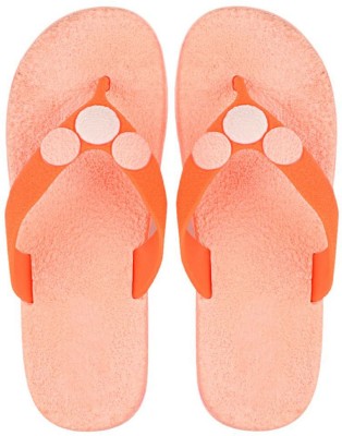 ESA Women Flip Flops(Orange , 3)