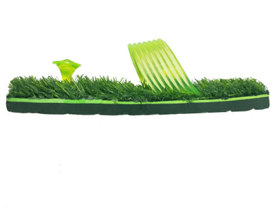 HARSH FASHION ZONE Men Slides(Green , 8)